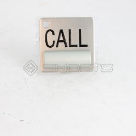 MO052-0089 - Motala MT 56 Push Button Cover "CALL" Without Braille