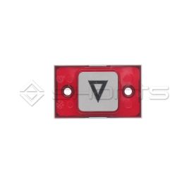 MP052-0653 - Macpuarsa Compac T Push Button Red Halo "Down Arrow" TI