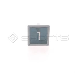 MP052-1181 - Macpuarsa Push Button Impulse Screwable MB/VS Blue Light "1" Without Braille Generic