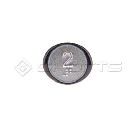 MS052-1773 - BEG Push Button - Legend '2' With Braille