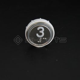 MS052-2369 - Vega Push Button 24v White/ Blue Illumination  - Legend ''3''
