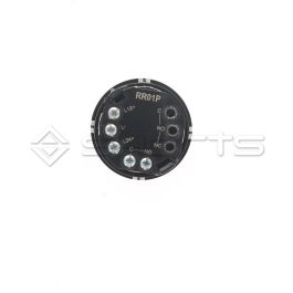 MS052-2622 - CEA RR01P Complete Round Button - 1N/O - 12/24v - Red Illumination - Legend "G"