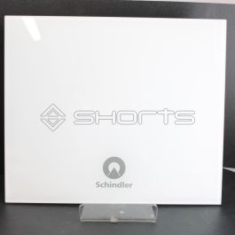 SD044-0101 - Schindler White Glass Panel 205mm x 240mm