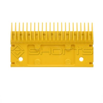 SD112-0002E - Schindler Escalator Comb Plate Yellow 22T W200/L107 