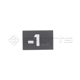 CI052-0052 - Cibes A5000 Platform Button Sticker "-1"