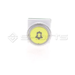 DH052-0201 - Dewhurst M20 Ret Complete Button - White Illumination Legend "Alarm" 