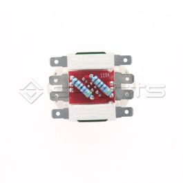 DH052-0434 - Dewhurst US91 EN Compact 2 Push Button With 110v Red LED- Legend '1'