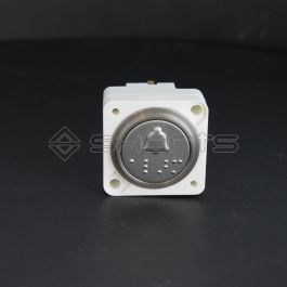 DH052-1029 - Dewhurst Series 44 Complete Button 24v - Legend 'Alarm'