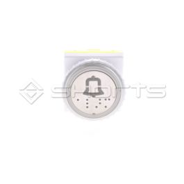 DH052-1135 - Dewhurst M20RSB Complete Button With 12V Yellow Illumination - Legend Alarm