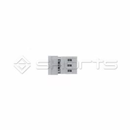 DM044-0028 - DMG Conductor Male Connector Cage Clamp (3 Pole)