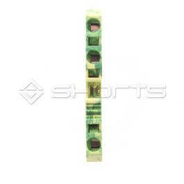 DM044-0031 - DMG 3 Conductor Ground Terminal Block 10 mm² (Earth)