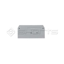 DM044-0050 - DMG End and Intermediate Plate 2.5 mm² (Grey)