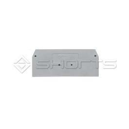 DM044-0052 - DMG End and Intermediate Plate for 3 Conductor Carrier (Grey)