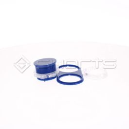 MP052-0289 - Macpuarsa Roller Push Button Mask Blue - Blank Without Engraving