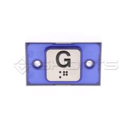 MP052-0401 - Macpuarsa Compac T Push Button Overinjected Blue Halo "G" Exc Mp 81-70