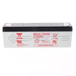MS001-0207 - Yuasa NP2.3-12 Lead Acid Battery - 12V, 2.3Ah