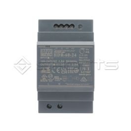 MS001-0382 - Mean Well HDR-60-24 DIN Rail Power Supply