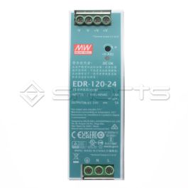 MS001-0461 - Mean Well EDR-120-24 Power Supply 5A 120W 24VDC