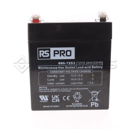 MS001-0500 - 12V T1 Sealed Lead Acid Battery 5Ah