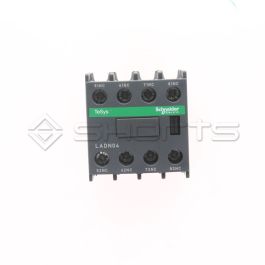 MS012-0478 - Schneider Electric Auxiliary Contact - 4NC, 4 Contact, Front Mount