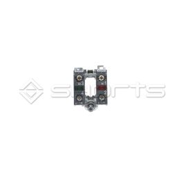 MS012-0522 - Schneider Electric Harmony XB4 1NO 1NC Contact Block With Zamak Collar