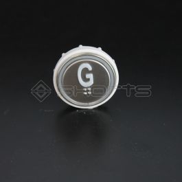 MS052-2365 - Vega Push Button 24v White/ Blue Illumination  - Legend ''G''