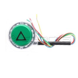 MS052-2378 - EAO Arrow Push Button Green Finish