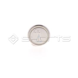 MS052-2639 - Vega Venus Push Button 24V Blue Illumination - Legend ''Down Arrow With Braille''