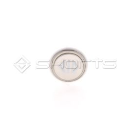 MS052-2655 - Vega Venus Push Button, 24v Blue/White Illumination - Legend "Door Open"