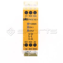 MS054-0364 - Pilz Safety Relay, 24 V, DPST-NO, PNOZ X2.1, DIN Rail, 6 A, Screw