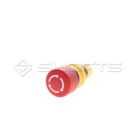 MS062-0047 - EAO 61 Series Twist Release Stop Pushbutton Switches, IP65, 61