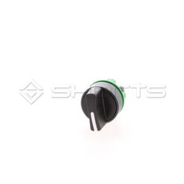 MS064-0396 - Schneider Electric XB5 Series 2 Position Selector Switch Head, 22mm Cutout, Black Handle
