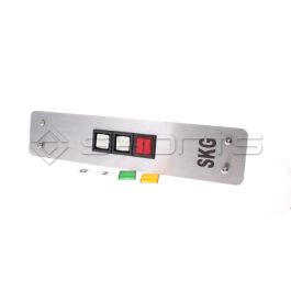 MS075-0119 - SKG Push Button Station For 2 Stops Incl. Push Buttons, In-Use-Light, Buzzer + Cover Plate