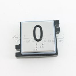 SD052-0372 - Schindler Push Button  '0' (Front Only)