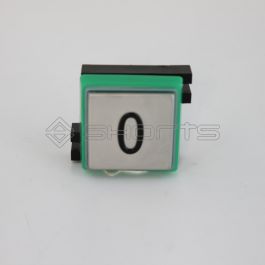 SD052-0373 - Schindler Push Button Main Floor '0' (Front Only)