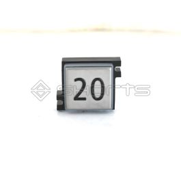 SD052-0378 - Schindler Push Button '20'