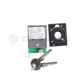 SF035-0074 - Schaefer MS42 P Keyswitch – S1a Switching – With Black Plastic Cover - Key Combination XN47069 – Provided With 2 Keys 