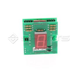 SK078-0001 - Setronik DSN1122 Segment Display 1 Digit (0/9) Common Negative 12v H=20mm